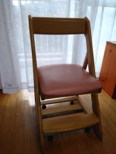 カリモク家具　学習机の椅子
