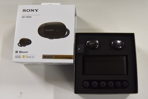 販売店保証付 SONY ソニー ワイヤレスノイズキャンセリングステレオヘッドセット WF-1000X/BM Bluetooth★