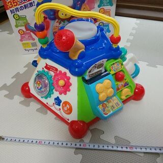 中古ベビーおもちゃ「たのしく知育！やみつきボックス」箱付き美品の画像