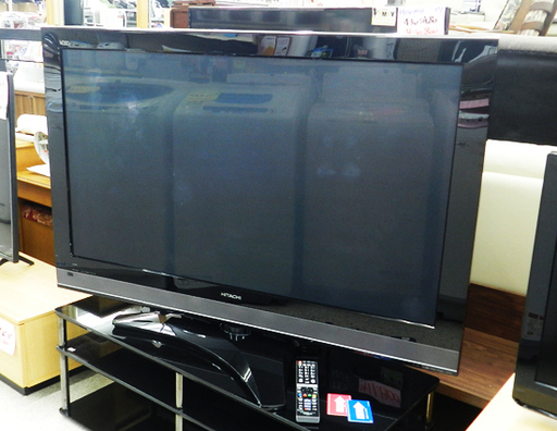 日立 プラズマテレビ 46型 2010年製 ハードディスク内蔵 320GB  Wooo P46-XP05 札幌市北区 屯田