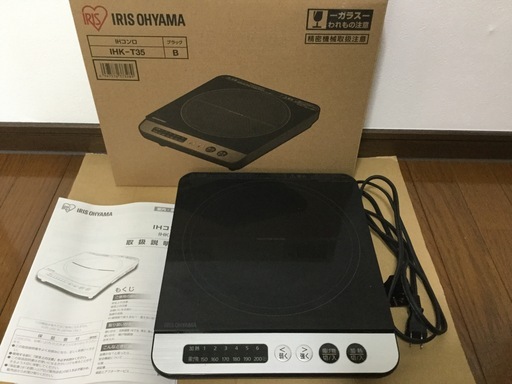 アイリスオーヤマ◆　IH卓上コンロ　◆IHK-T35　2018年製  1400W  ブラック◆