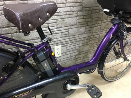 東京23区配達無料  新基準  ブリジストン アンジェリーノ  6Ah リチウム 電動自転車 中古 26★