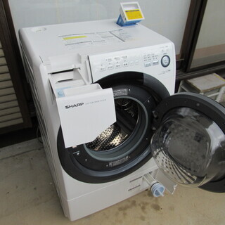 SHARPドラム式洗濯乾燥機［2017年製 ES-S7B-WR］