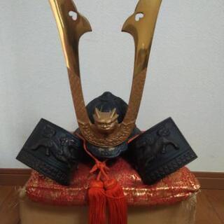 端午の節句 鎧兜と美術工芸源氏兜の画像