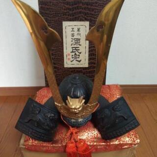 端午の節句 鎧兜と美術工芸源氏兜の画像