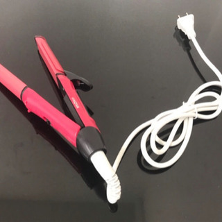 2way ヘアアイロン　ピンク　新品　未使用　送料込み