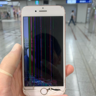液晶が壊れてバーコードiPhoneになっちゃった！