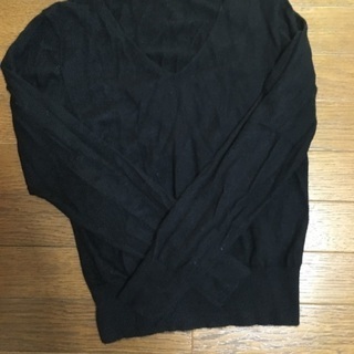 UNIQLO カシミヤ100%  ブラック セーター レディース M
