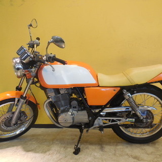 最終売り切り！HONDA GB250クラブマン　オレンジ/白 現状中古車 即渡し可　全車大幅値下げ　エンジン始動OK　 消費者還元事業対象店舗　在庫入替一掃 の画像