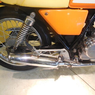 最終売り切り！HONDA GB250クラブマン　オレンジ/白 現状中古車 即渡し可　全車大幅値下げ　エンジン始動OK　 消費者還元事業対象店舗　在庫入替一掃 の画像