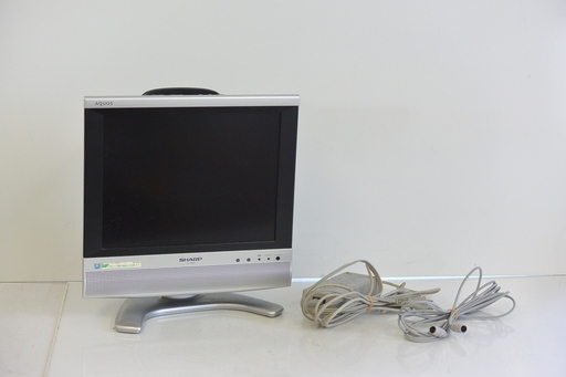 シャープの13型液晶テレビ リモコンと地デジチューナーなし PC・ゲームモニターに