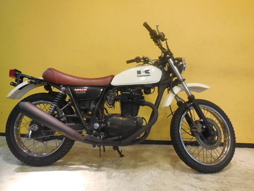 最終売り切り！KAWASAKI 250TR 白 現状中古車 即渡し可　全車大幅値下げ　エンジン始動OK　 消費者還元事業対象店舗　在庫入替一掃