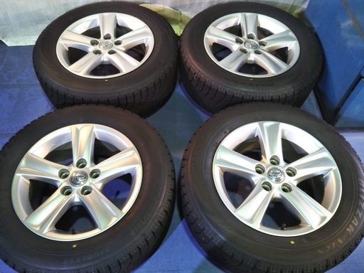 冬用 マークX純正 130系【VRX~90％富山】トヨタ純正 130 マークX クラウン エスティマ アルファード カムリ 215/60R16 一番人気 ブリヂストン