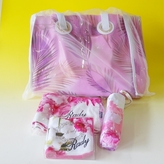★新品 未使用 レディRady ノベルティ ピンクリーフ ビーチ...