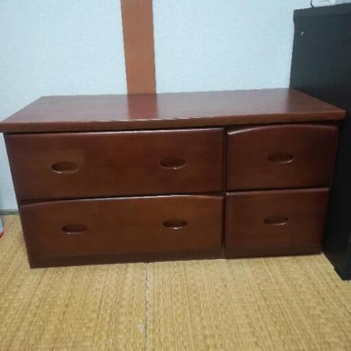 訳あり家具　ローチェスト　タンス　2段×2列