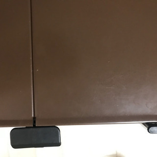 キッチンワゴン　キャスター付き　折りたたみ　ブラウンの画像