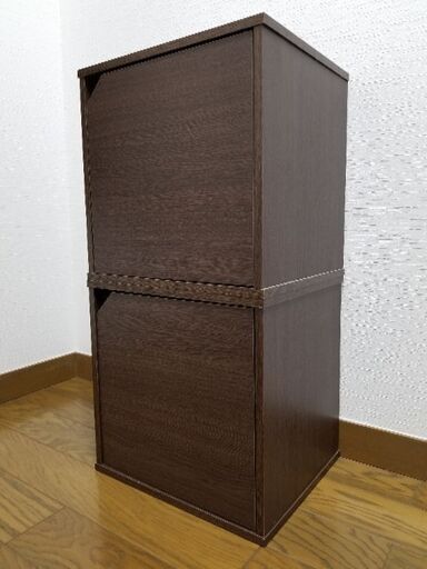 《今月20日まで限定出品》【カラーボックス】ダークブラウン／シンプル