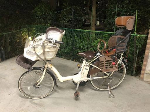 ブリジストン子供乗せ電動自転車「アンジェリーノアシスタ」3人乗り！