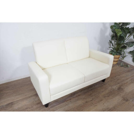 【新品】革張り おしゃれ 二人掛け ソファ アウトレット