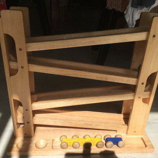 木のおもちゃ カースロープ