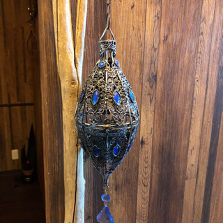 お値下げ✨吊り下げキャンドルライト 紫・オレンジの画像