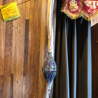 お値下げ✨吊り下げキャンドルライト 紫・オレンジ