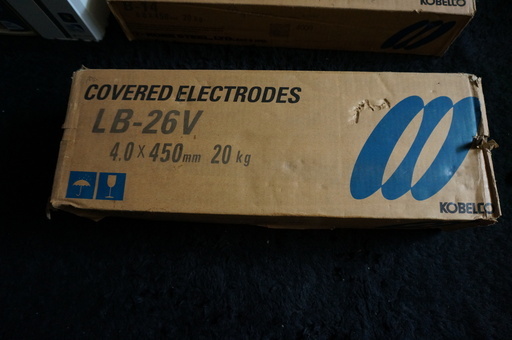 ★新品未使用★薄板用アーク溶接棒★KOBELCO LB-26V(LB26V) 4.0mm×450mm　20㎏
