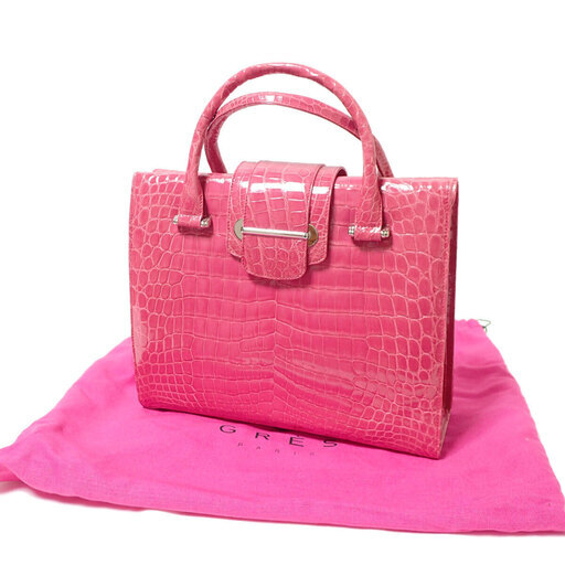 A964 GENUINE CROCODILE SKIN シャイニングクロコ 鞄