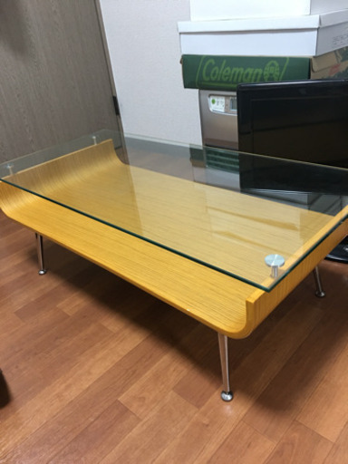 オシャレなガラステーブル売ります。(値下げしました)