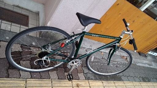 WEEKEND BIKES 700cクロスバイク アルミ/7speed/モスグリーンの通販は 