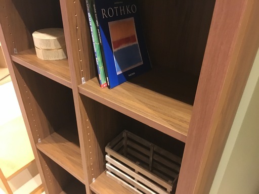 本棚 シェルフ 茶 格安 組立家具 中古品