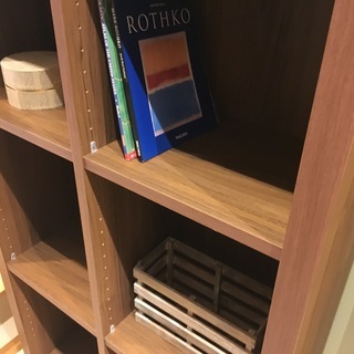本棚 シェルフ 茶 格安 組立家具 中古品