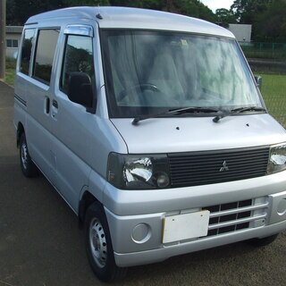 車検満タン　ミニキャブバン　銀　検３年１０月　１４６９００ｋｍ　...