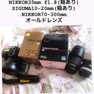 NIKON 広角レンズ、望遠レンズ、単焦点レンズ