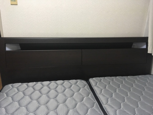 ニトリクイーンベッド フレーム&マットレス 2016年3月購入