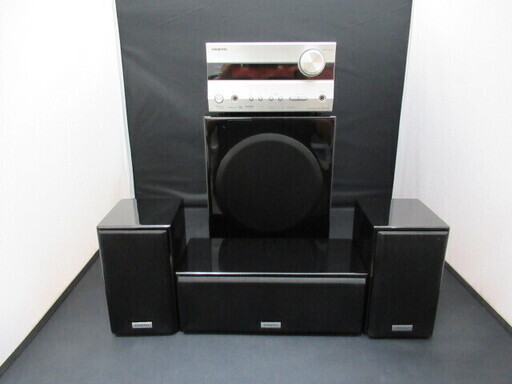 中古 美品 ONKYO オンキョー ホームシアターパッケージ 2.1ch BASE-V20HDX スピーカー 動作確認済み