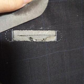 バーバリー 紳士スーツ 背抜き仕立て (グレー/チェック)の画像