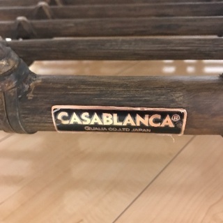 南仏リゾート風家具店カサブランカのリビングラタンテーブルの画像