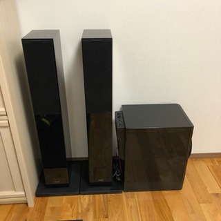 オンキョースピーカー、ウーファー、アンプのセット