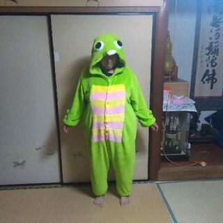 ガチャピンの着ぐるみ、ハロウィンの仮装にいかがですか？🎃🎃