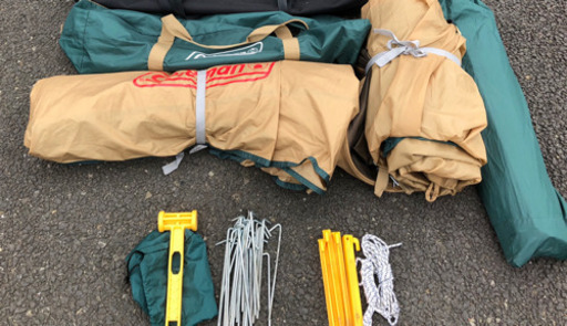 秋キャンに！コールマンテント　4〜5人用