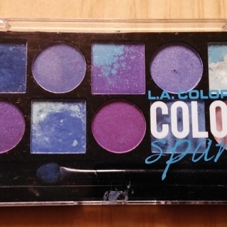 LA COLORS アイシャドウ　SPARK 10色セット　パレット