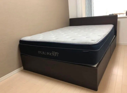 ニトリ 収納付きダブルベッド フレーム付き