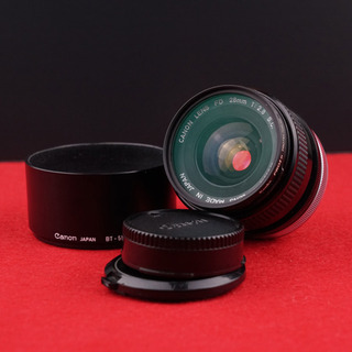 【外観・光学美品】Canon  FD 28mm F2.8（動作確認済）