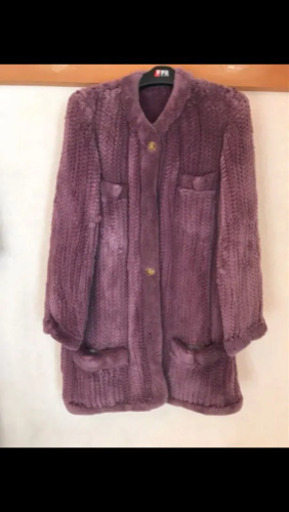 ファーコート 紫