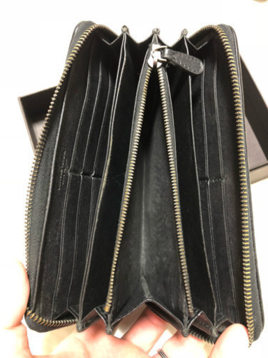 ボッテガ  ラウンドファスナー黒  美品