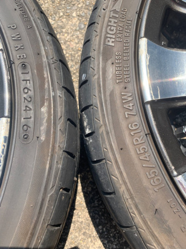 RAYS ALBORE face1 タイヤ付き4本セット！
