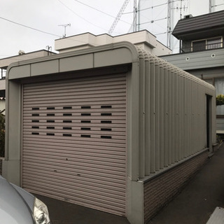 カスケードガレージ 電動シャッター 車庫 カーポート 解体済み