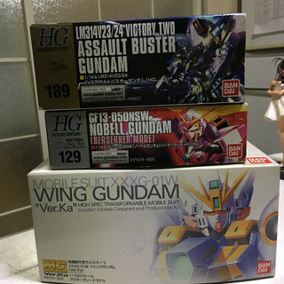 最終値下MGウィングガンダムverカトキとHG×2  