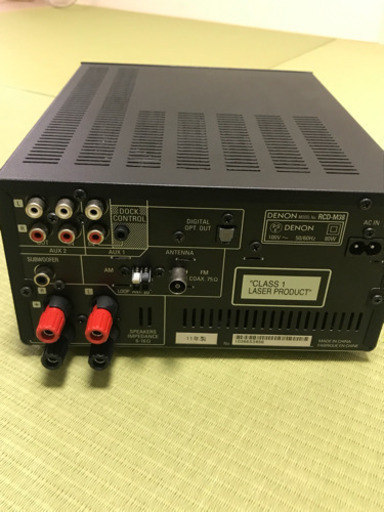 DENON RCD M38 CDレシーバー アンプ 内蔵 コンポ i Phone